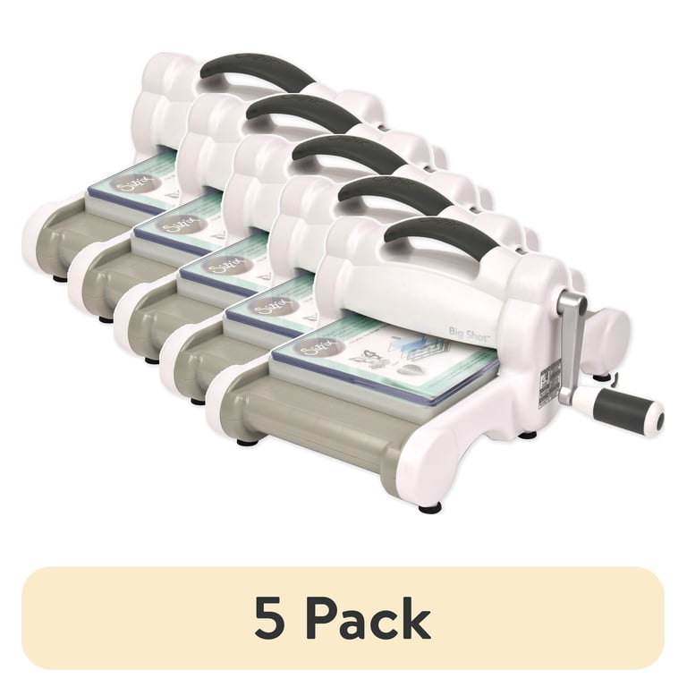 5 pack) Sizzix Big Shot Machine Only (White & Gray) with Standard