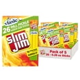 thumbnail image 1 of (5 pack) Slim Jim Smoked Jerky Snack Sticks, Vlasic Dill Pickle Flavor, 6g Protein Per Serving, 0.28 oz. (26-Count), 1 of 16