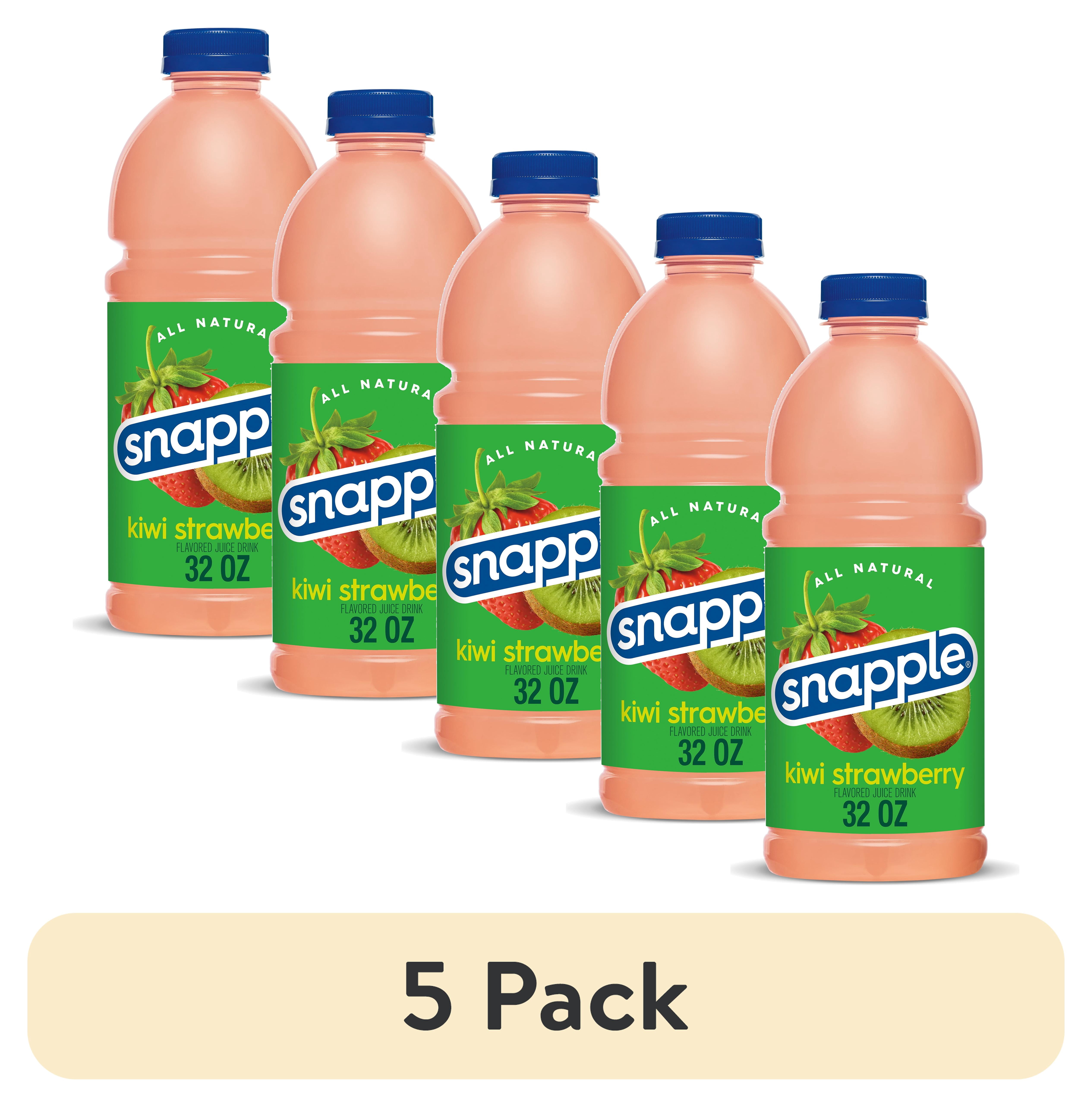 (5 pack) Snapple Kiwi Strawberry, 32 fl oz