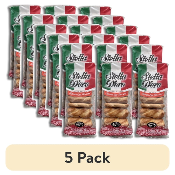 (5 pack) Stella D'oro Roman Egg Biscuits Value Pack | 12 Ounce | Pack of 6
