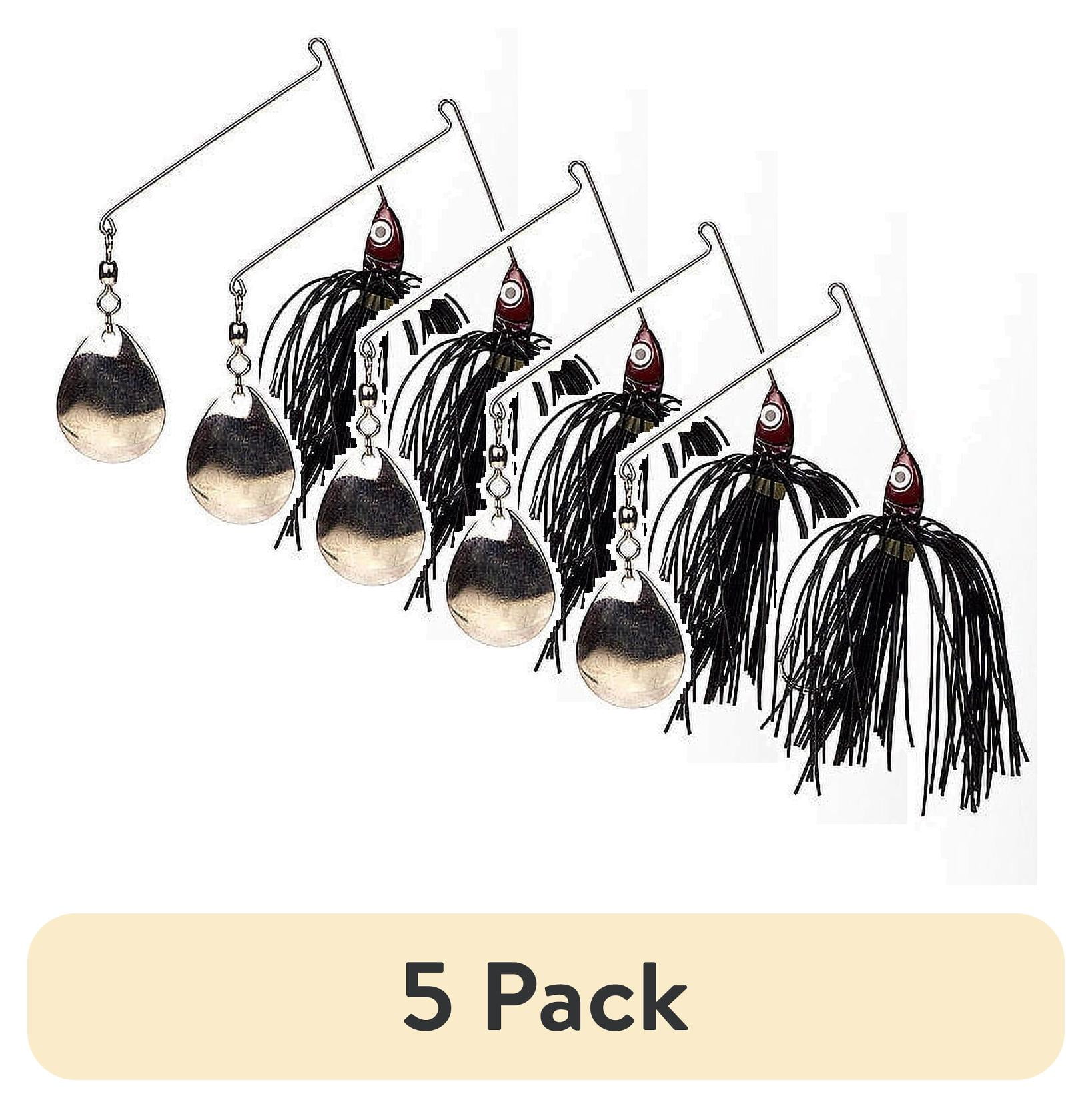 (5 pack) Strike King Promo Spinnerbait, Black