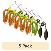 (5 pack) Strike King Promo Spinnerbait Fire Tiger, Fishing Lure