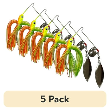(5 pack) Strike King Promo Spinnerbait Fire Tiger, Fishing Lure