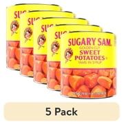 (5 pack) Sugary Sam Golden Cut Sweet Potatoes Yams in Syrup, 29 oz., Can