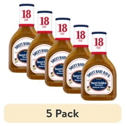 (5 pack) Sweet Baby Ray's® Sweet Golden Mustard Barbecue Sauce 18 oz
