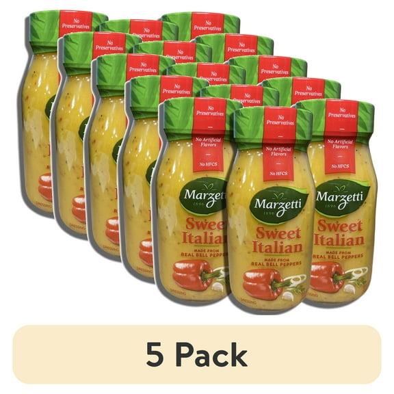 (5 pack) Sweet Italian Salad Dressing 13 Ounce Jar | Value Pack of 3