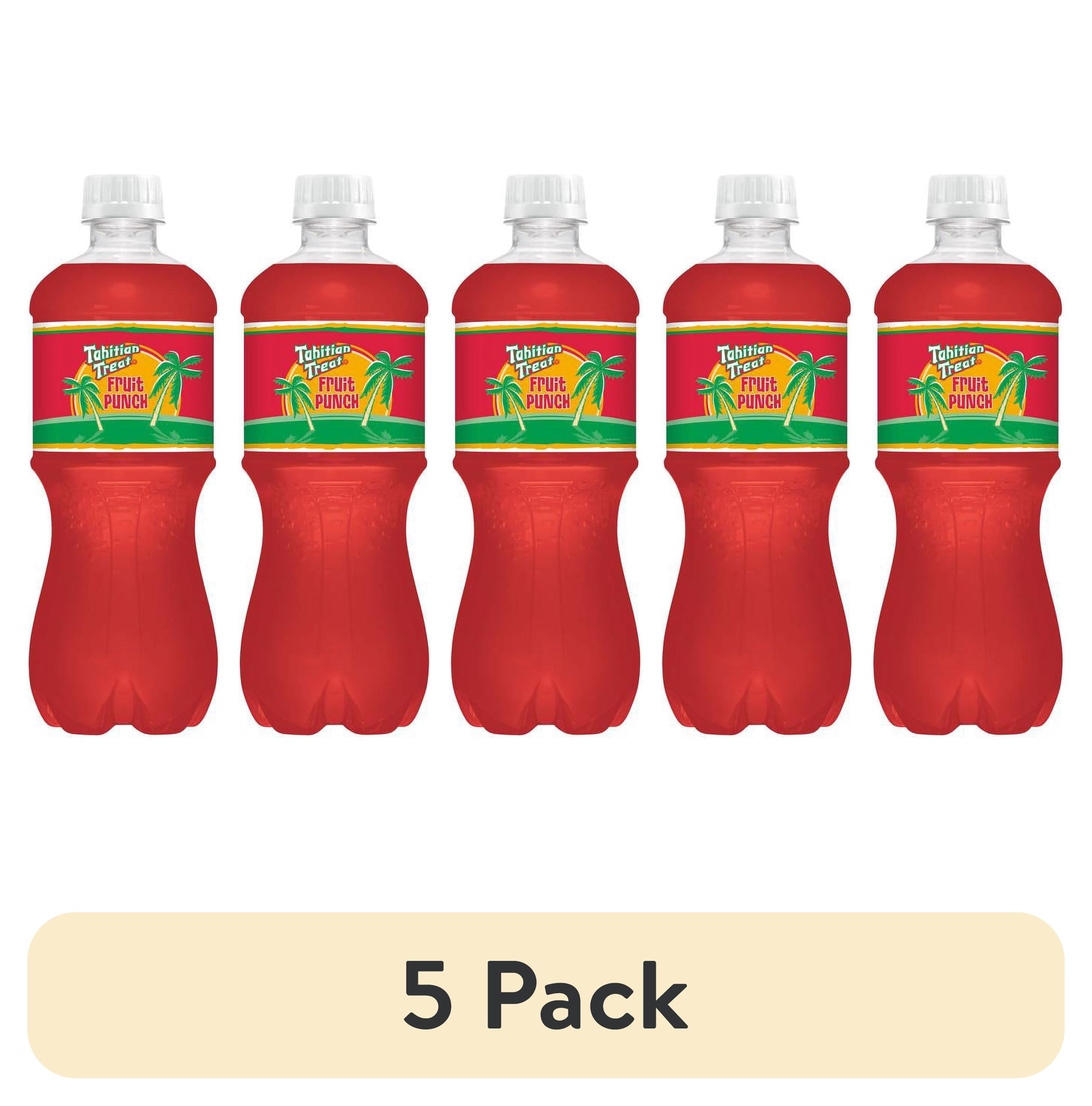 (5 pack) Tahitian Treat Caffeine-Free Fruit Punch Soda, 20 Fl. Oz.