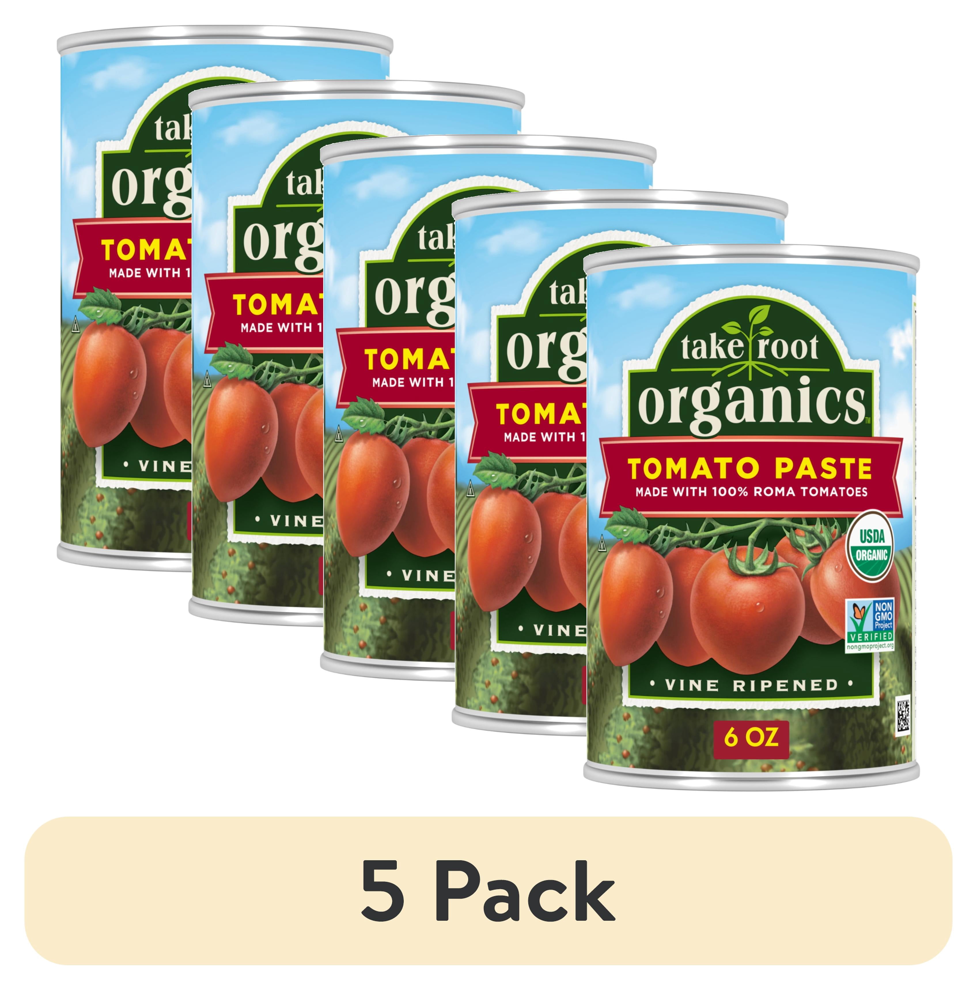 (5 pack) Take Root Organics Tomato Paste, 6 oz Can