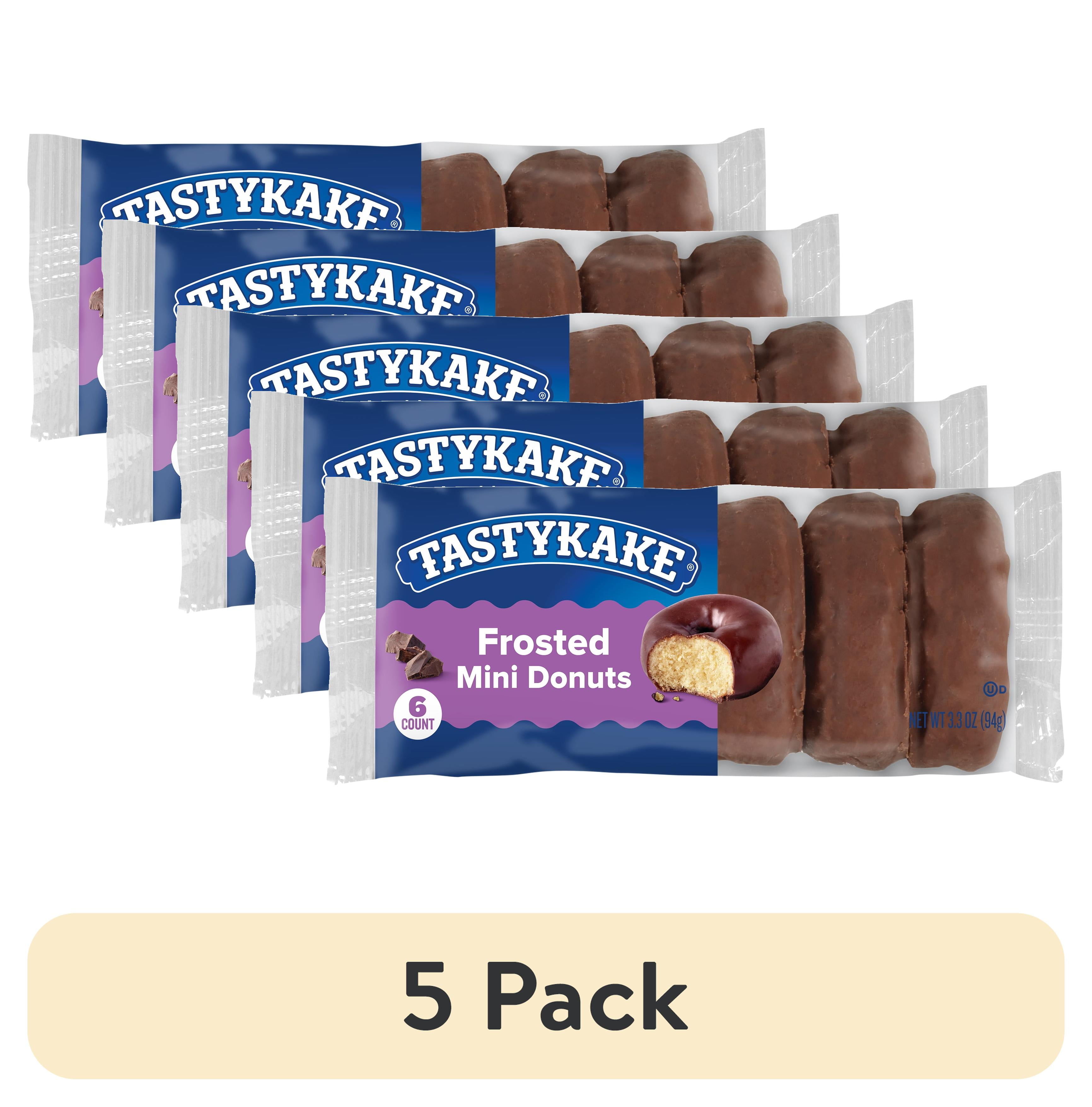 (5 pack) Tastykake Frosted Mini Donuts 6 count, 3.3oz