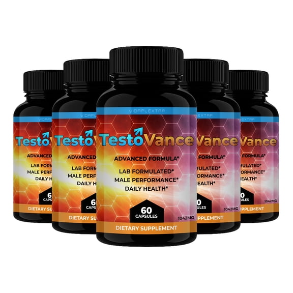 (5 pack) Testo Vance - Testo Vance Mens Capsules