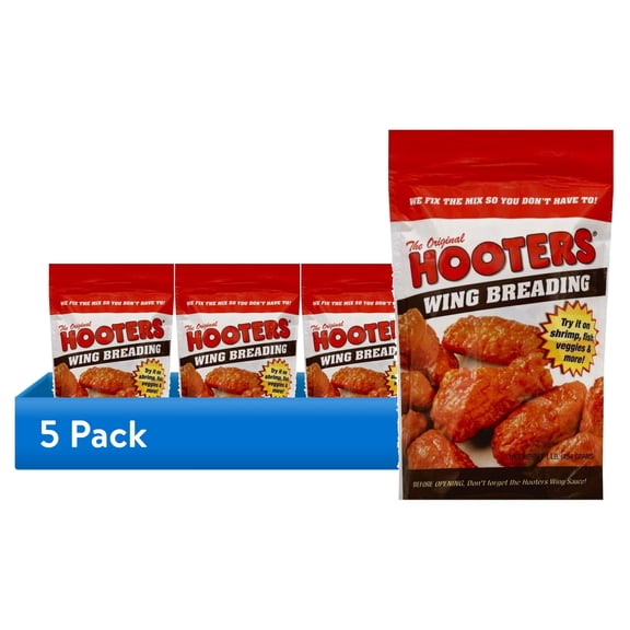 (5 pack) The Original Hooters Wing Breading, 16 oz