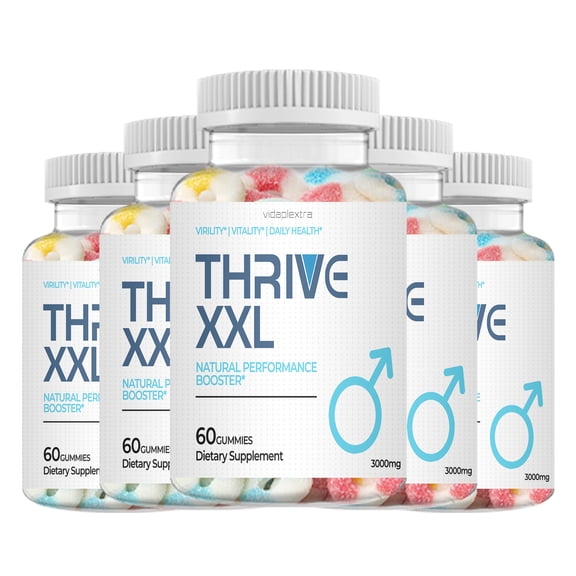 (5 pack) Thrive XXL Gummies - Thrive XXL Male Gummies