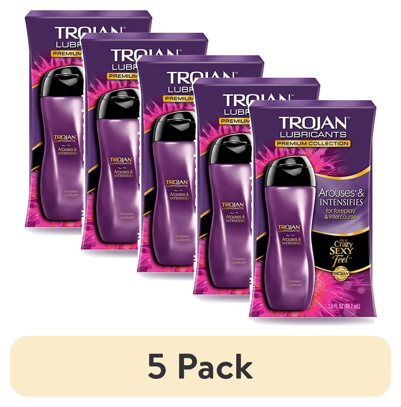 5 pack) Trojan Personal Lubricant, Arouses And Intensifies - 3 Oz -  Walmart.com