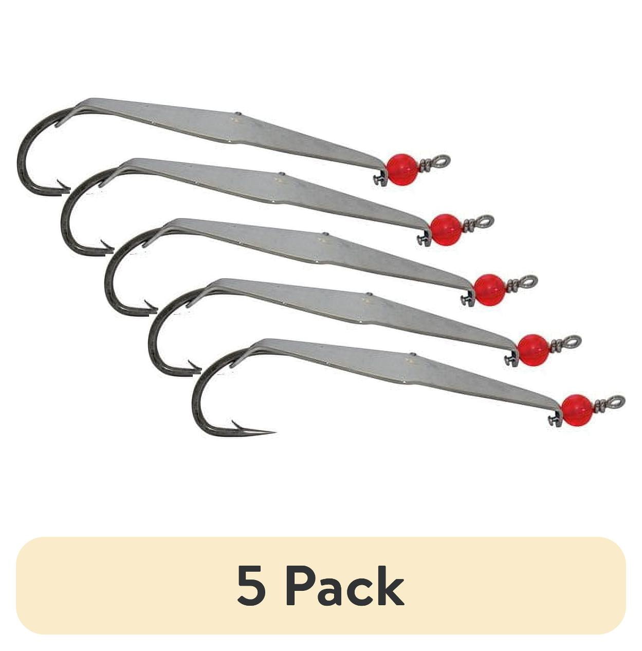 (5 pack) Tsunami Sea Spoon Trolling Lure 3-1/2'' Size 6/0 – Silver