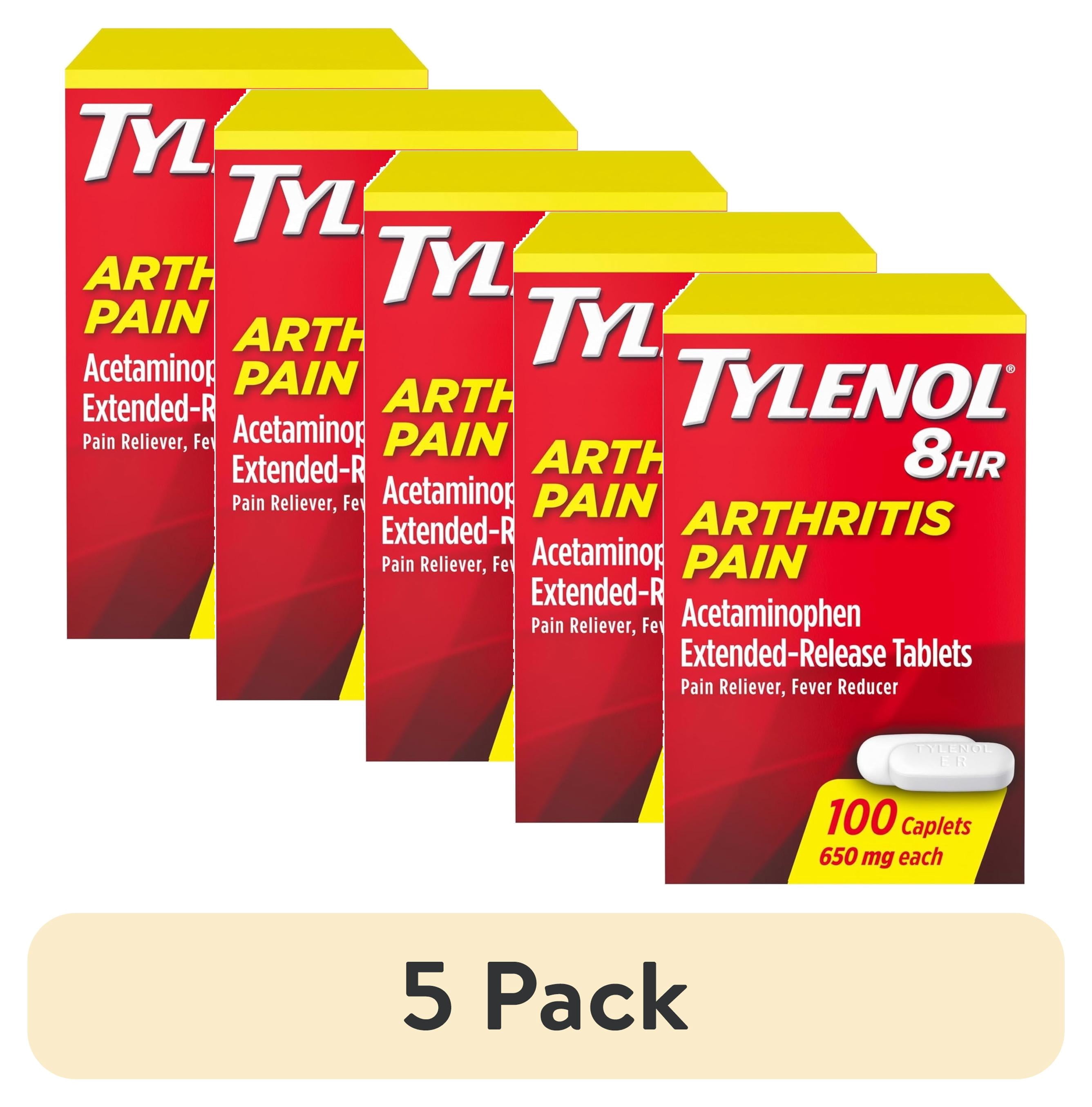 レッドルチル 650g 4 pack) Tylenol 8 Hour Arthritis Pain Extended Release Caplets