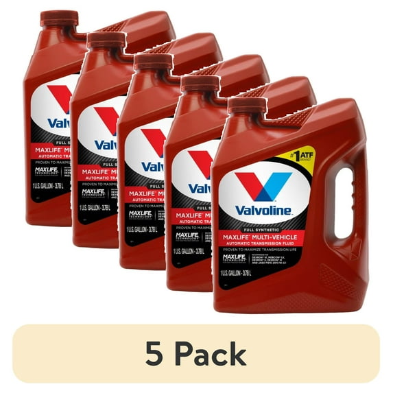 (5 pack) Valvoline MaxLife Multi-Vehicle Full Synthetic Automatic Transmission Fluid 1 GA