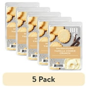 (5 pack) Vanilla Cookie Crunch Scented Wax Melts, Better Homes & Gardens, 5 oz (Value Size)
