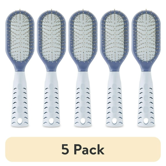 (5 pack) Vibrant Life Pin Dog Brush, Polypropylene, 1ct