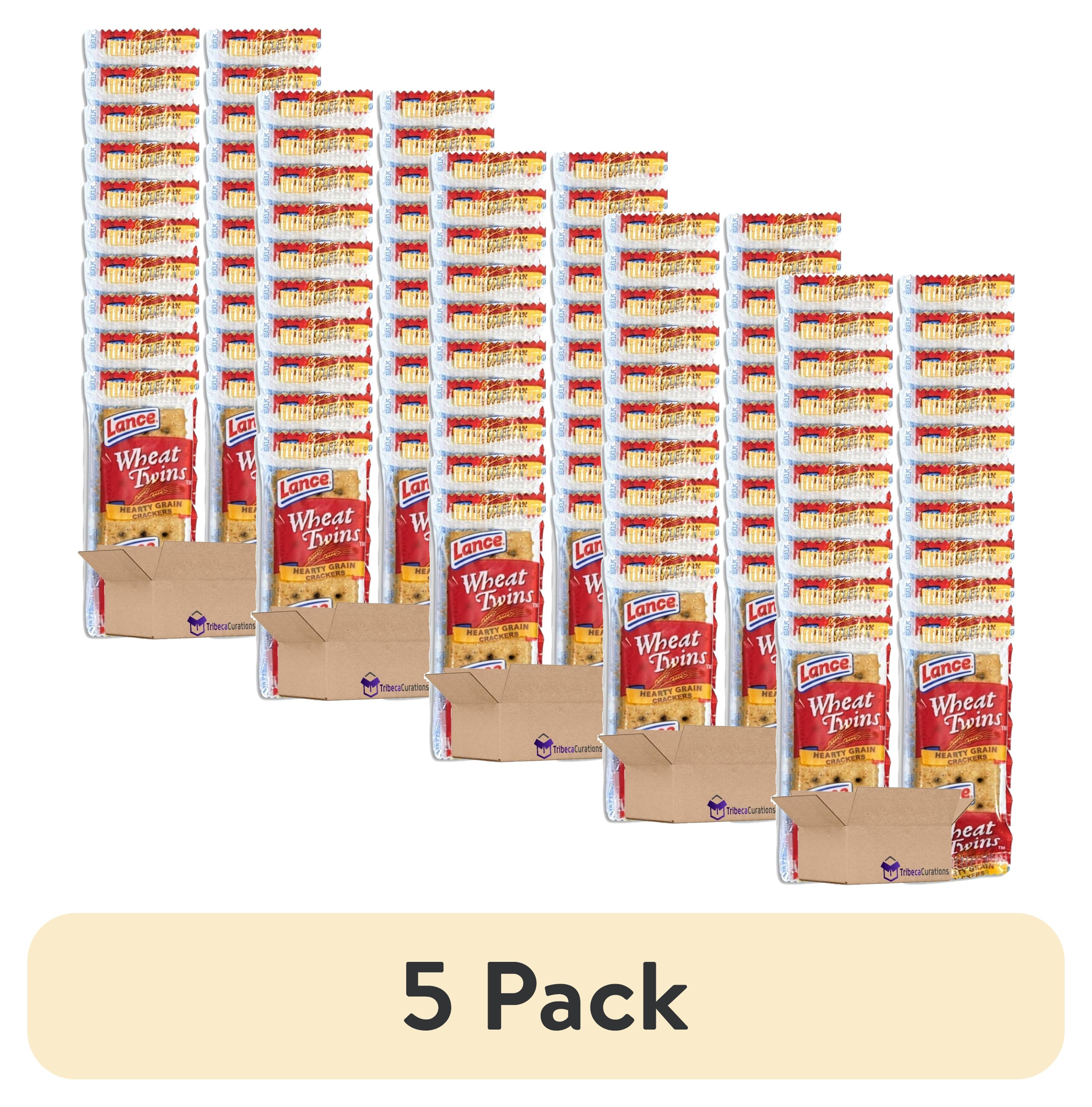 Wheat Twins Hearty Grain Crackers Value Pack Pack of 50 (100