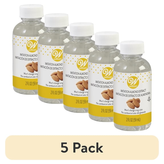 (5 pack) Wilton Imitation Almond Extract, 2 oz.