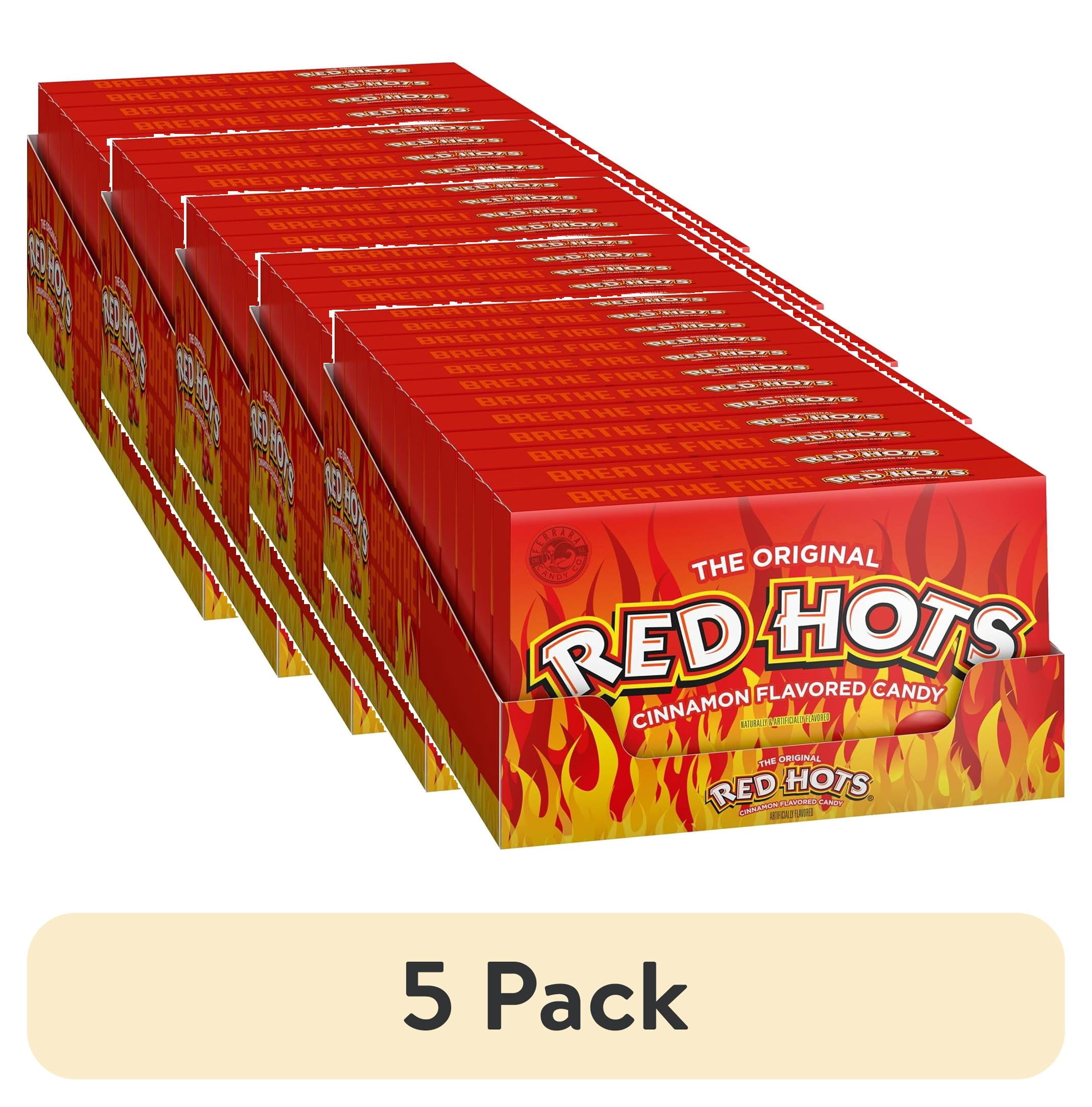Wonka Red Hots, Cinnamon Flavored Hard Candy, 5.5 Ounce Theater