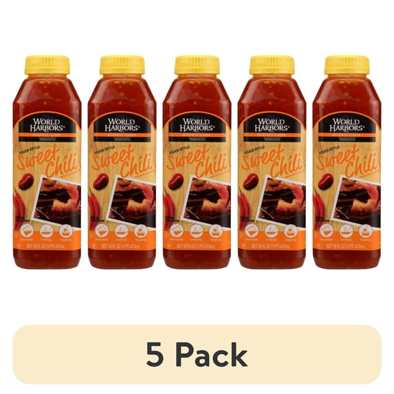 (5 pack) World Harbors Sauce Sweet Chili 16 fl oz
