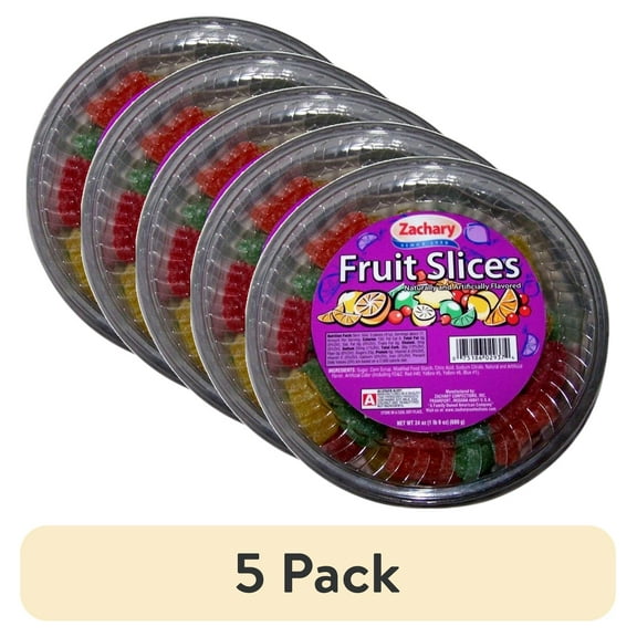 (5 pack) Zachary Fruit Slices, 24 Oz.
