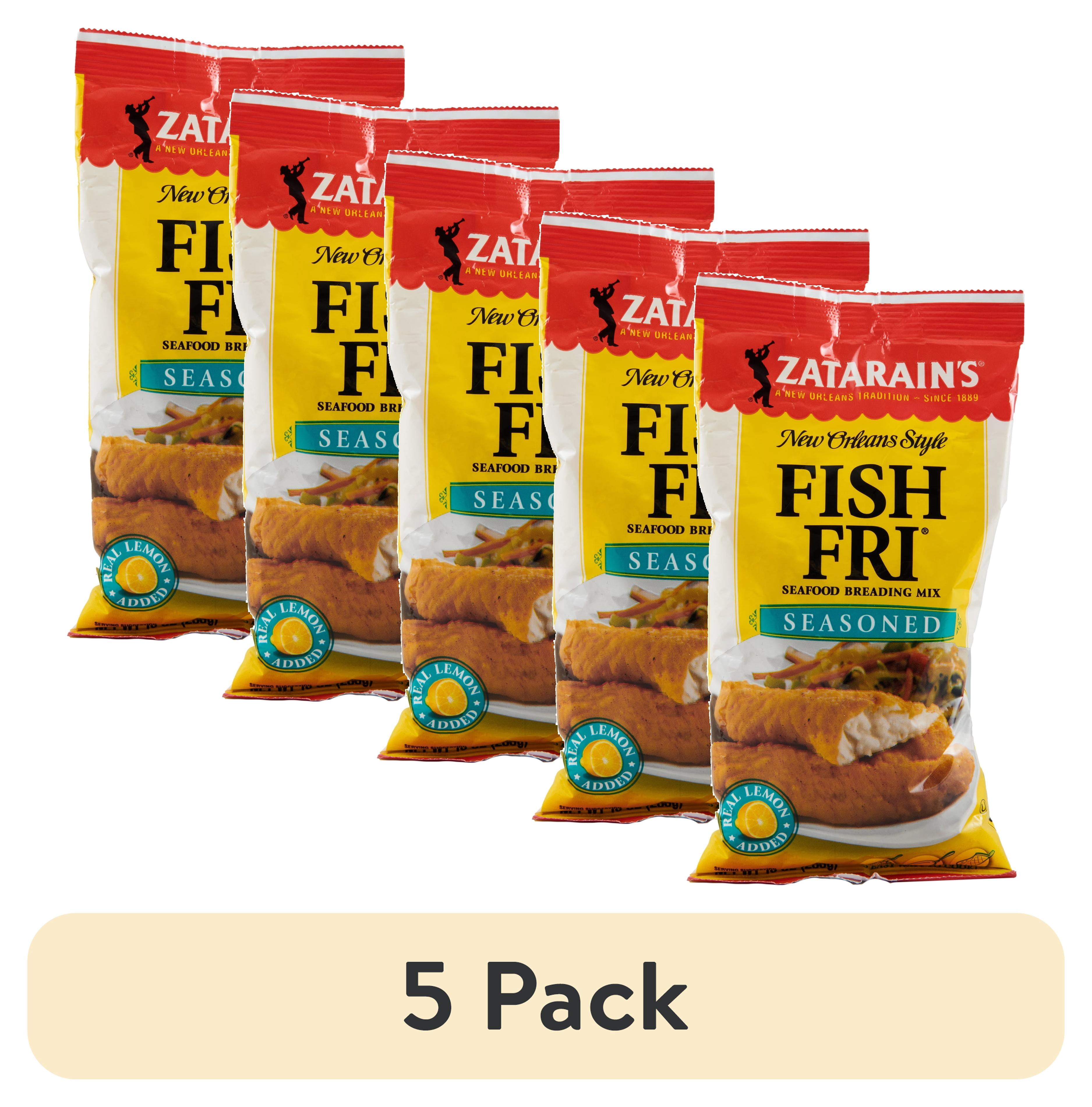 25 lb box zataran fish fry Amazon.com : Zatarain's Seasoned Breading Mix, 10 oz (Pack of 12) : Meat Seasonings : Grocery & Gourmet Food Fri but seasoned with a blend of red pepper Zatarain's Crispy Cajun Fish Fri