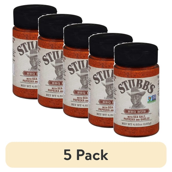 (5 pack) Stubb's BBQ Rub, 4.62 oz