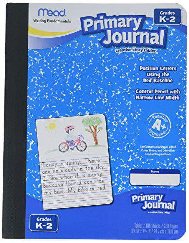5 pack of mead mea09956 primary journal k2nd grade
