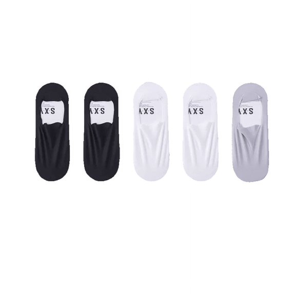 5 pairs No Show Socks for Womens Size 6-9, Ultra Low Cut Liner Silk Breathable Socks Ice Feeling socks, Nonslip Liner Invisible Hidden Thin Socks