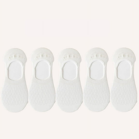 5 pairs No Show Socks for Womens Size 6-9, Ultra Low Cut Liner Silk Breathable Socks Ice Feeling socks, Nonslip Liner Invisible Hidden Thin Socks