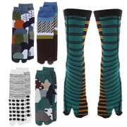 5 Pairs Mid-Calf Tabi Socks for Men and Women, Sizes 35-44, Lightweight Cotton High- , Trendy Spring Internet Style