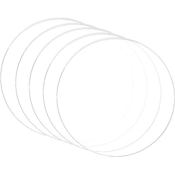 5 pc 5pcs Clear Acrylic Circle Disc 3mm Thick 125mm Inner Dia Cast sheet for Craft Projects Signs DIY Projects