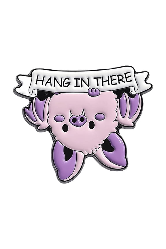 5 pc Animal Theme Enamel Pins Alloy Brooches for Backpack Clothes Bat 30x25mm