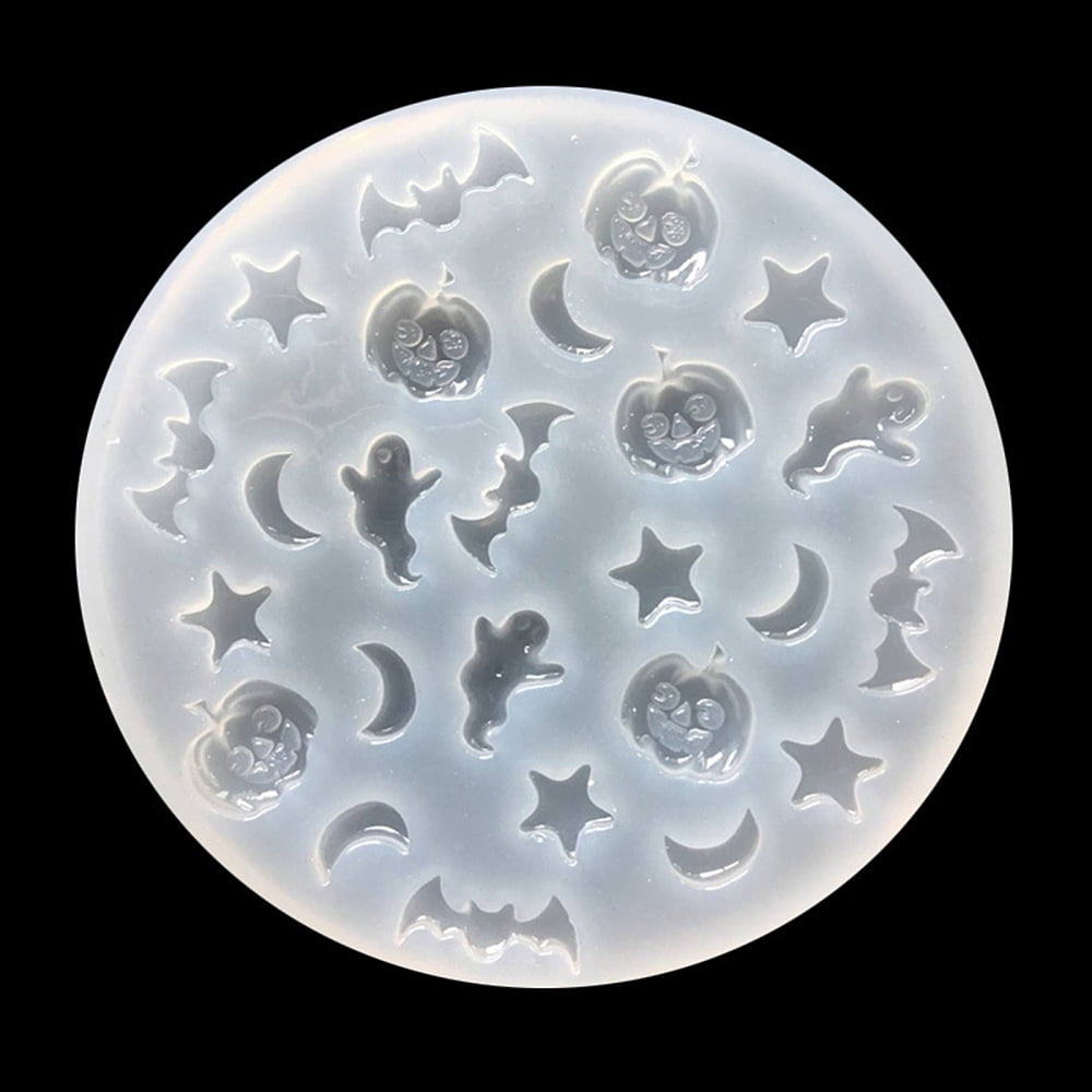 5 pc Hallowmas Theme DIY Silicone Mold Resin Casting Molds for UV Resin ...