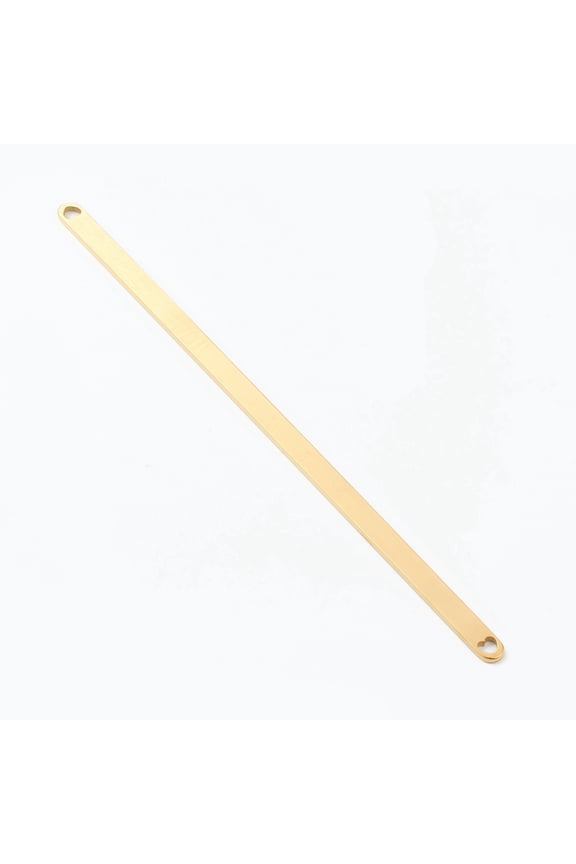 5 pc Ion Plating(IP) Stainless Steel Bangle Blanks with Heart Shape Hole Brush Finish Effect for DIY Cuff Bracelet Making Metal Stamping Engraving Real 18K Gold Plated 16x0.6x0.19cm