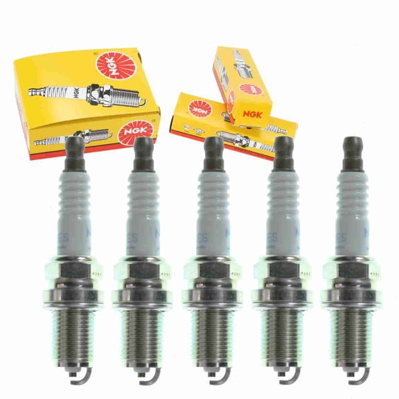 5 pc NGK Standard Spark Plugs compatible with Volvo V70 2.3L 2.4L 2.5L L5 1998-2007