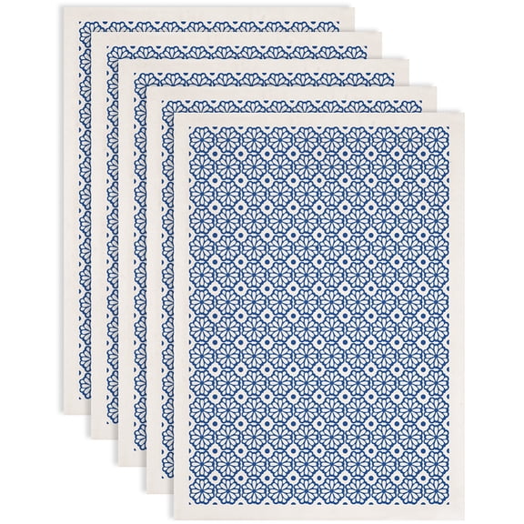 5 pc Paper Ceramic Decals Pottery Ceramics Clay Transfer Paper Underglaze Flower 520x370mm Pattern: 480x330mm