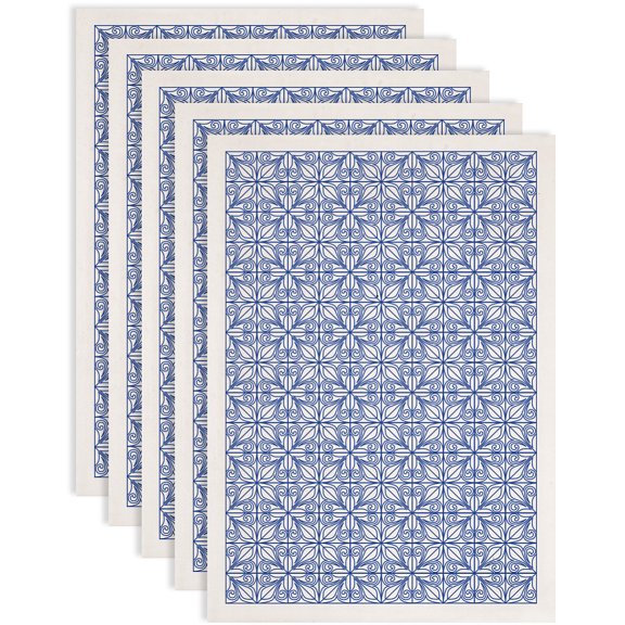 5 pc Paper Ceramic Decals Pottery Ceramics Clay Transfer Paper Underglaze Flower Paper Floral 520x370mm Pattern: 480x330mm