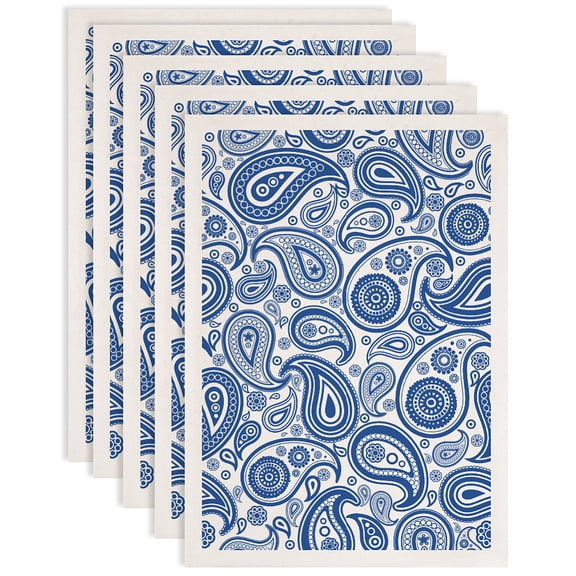 5 pc Paper Ceramic Decals Pottery Ceramics Clay Transfer Underglaze Flower Paper Floral 520x370mm Pattern: 480x330mm
