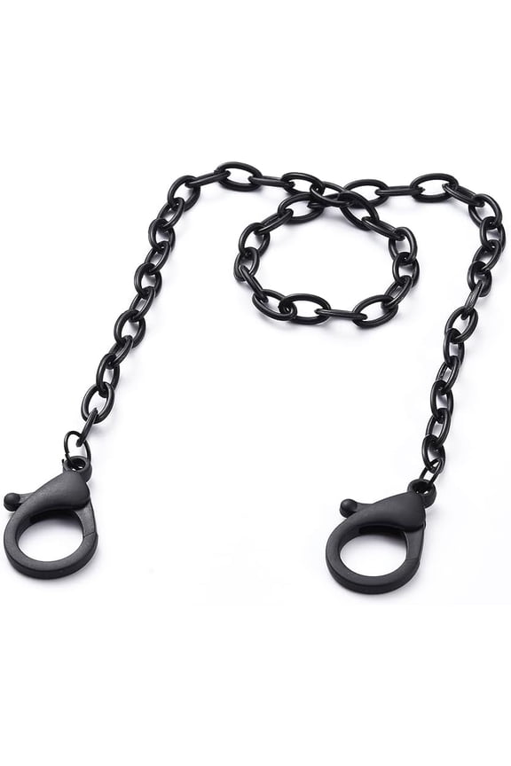 5 pc Personalized ABS Plastic Cable Chain Necklaces Handbag Chains with Lobster Claw Clasps Mixed color 18.97 inch(48.2cm)