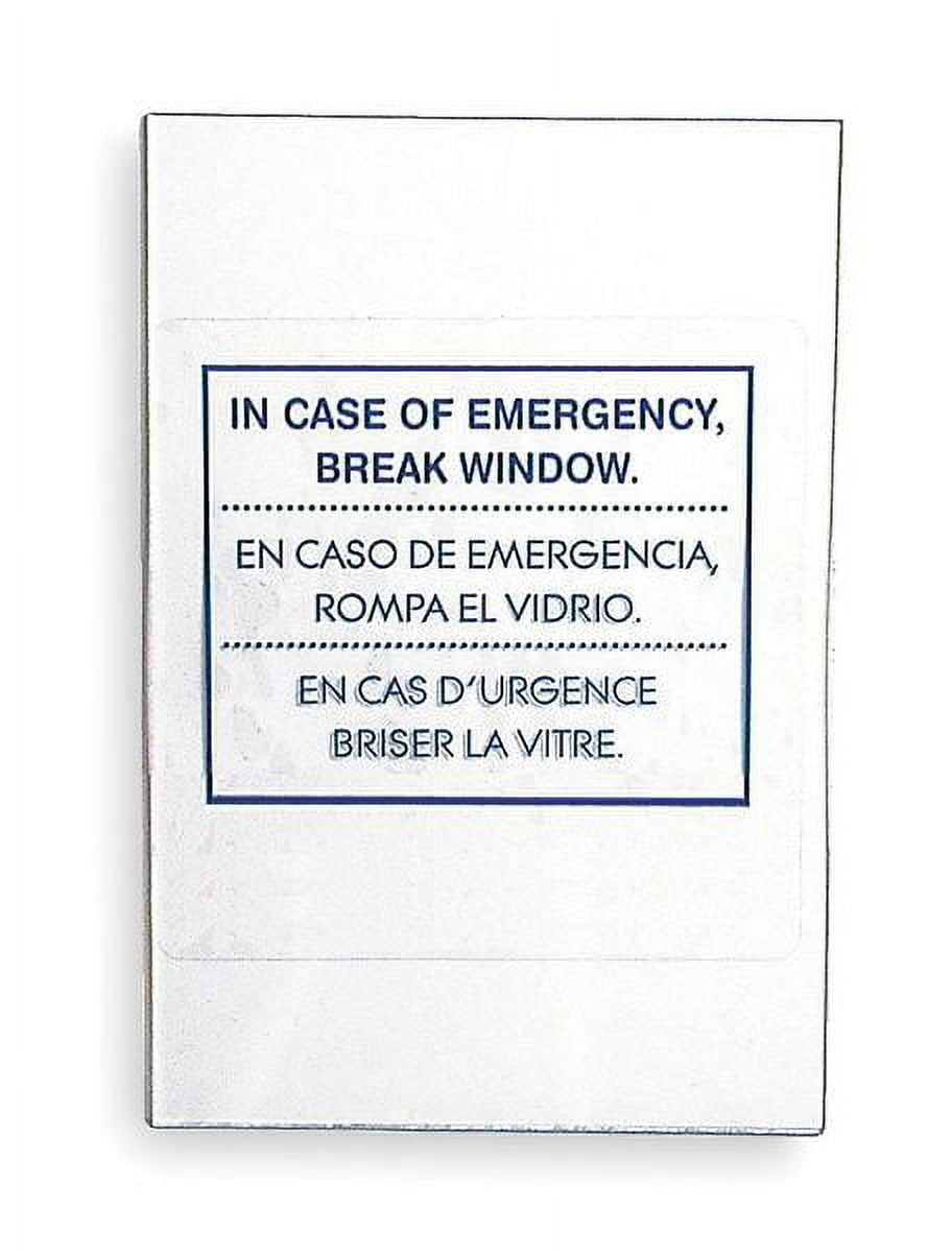 5 pc, Zoro Select Emergency Key Box Replacement, Acrylic