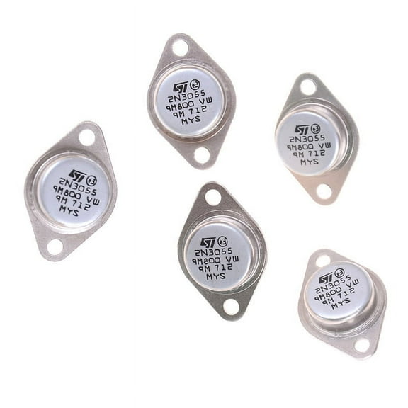 5 pcs 2N3055 NPN AF Amp Audio Power Transistor 15A 100 WL