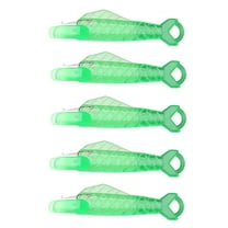5 pcs Automatic Sewing Needle Threader, Fish Type Quick Needle Threaders for Hand Sewing, Sewing Machine Needle Threader Tools, Sewing Supplies,Designed for Sewing Lovers Alike,3 Colors(green)