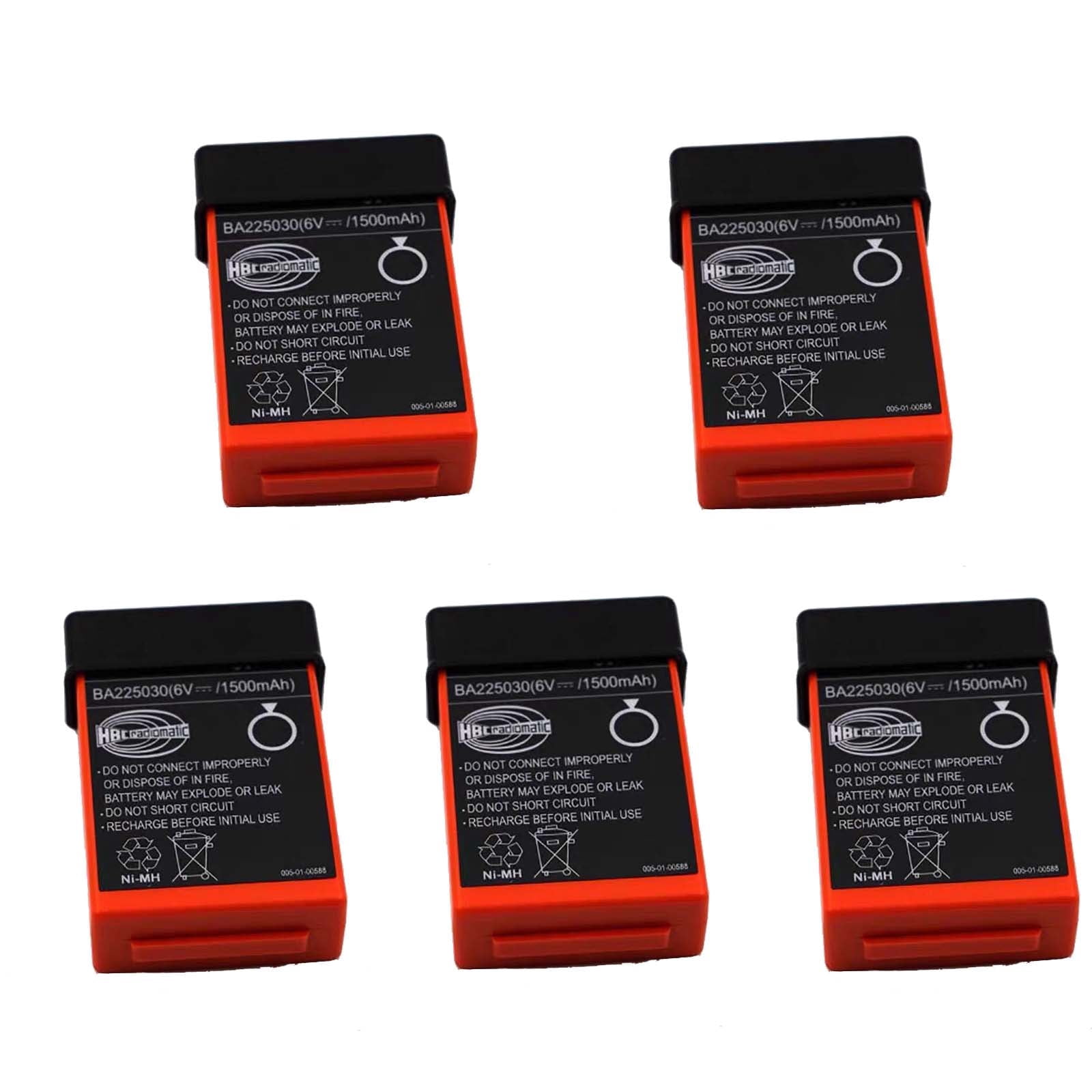 (5 pcs) BA225030 6V Ni-Mh Battery For HBC Crane remote Pump truck battery BA225030