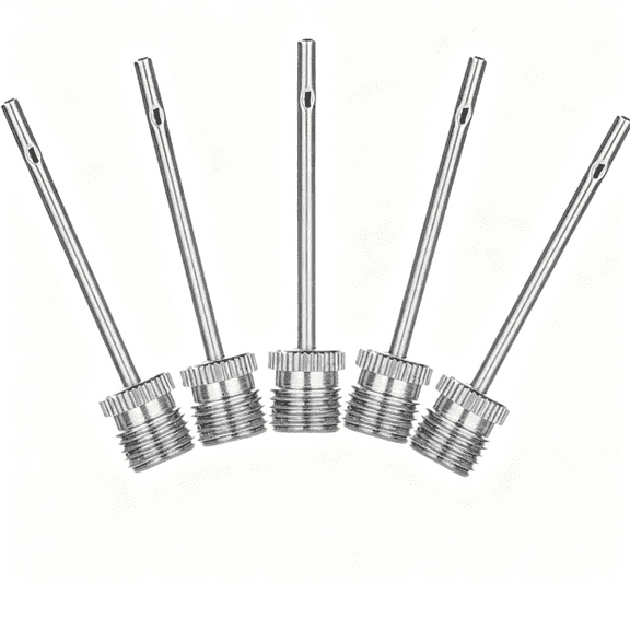 5 pcs Ball Pump Needle, Universal Steel Inflating Needle for Sports Balls, Standard Size for Football Basketball Volleyball, 3.8cm