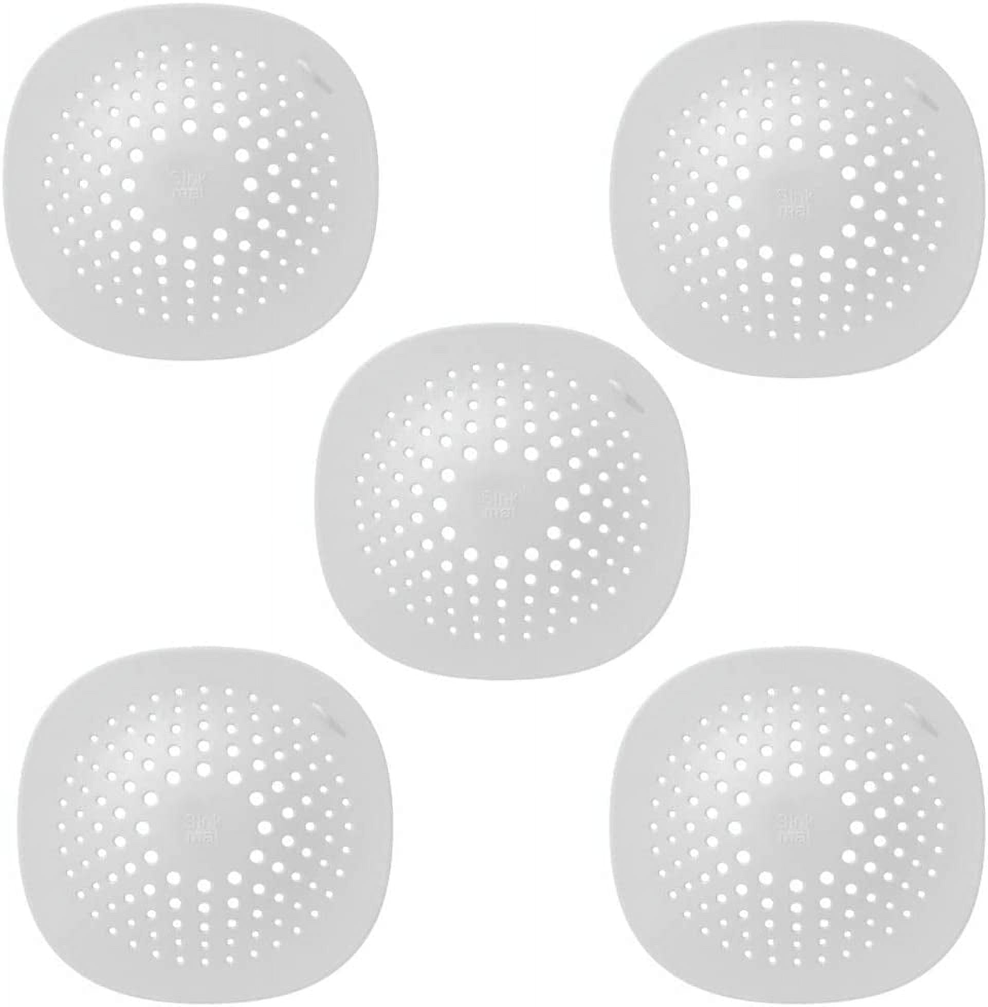 5 pcs Hair Stopper Shower Drain Covers Hair CatcherDurable Silicone