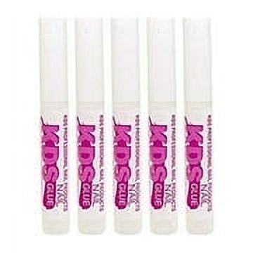 5 pcs KDS Nail Tip Glue - Adhesive Super Bond For Acrylic Nails Tips - 0.07 oz for each glue