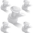 thumbnail image 1 of 5-pcs Push Button Spigot Kit Replacement Compatible with Igloo Coolers 2, 3, 5&10 Gallon, Replacement Spout for Igloo Water Jug, Beverage Cooler Valve with Gaskets and Nut, BPA Free, PP,White, 1 of 6